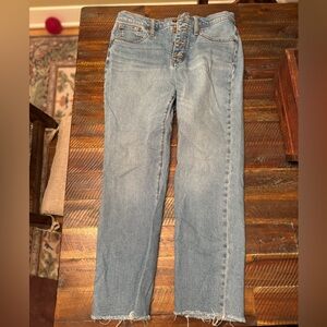J. Crew Essential Straight Blue Jeans